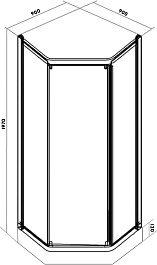 Parly Душевой уголок ZEP91B – фотография-2